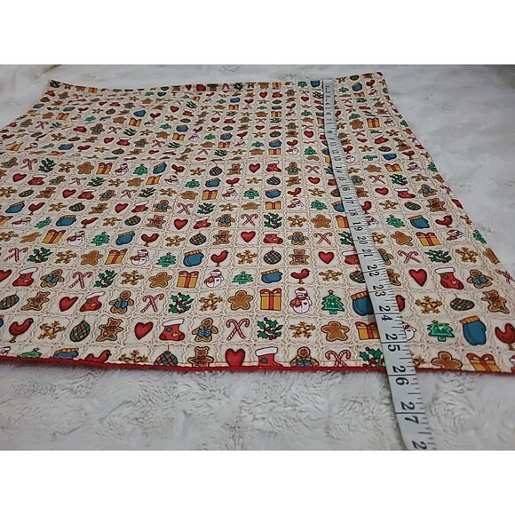 Children's Baby Blanket Project Linus Vintage Holiday Christmas Theme Winter - Picture 5 of 7